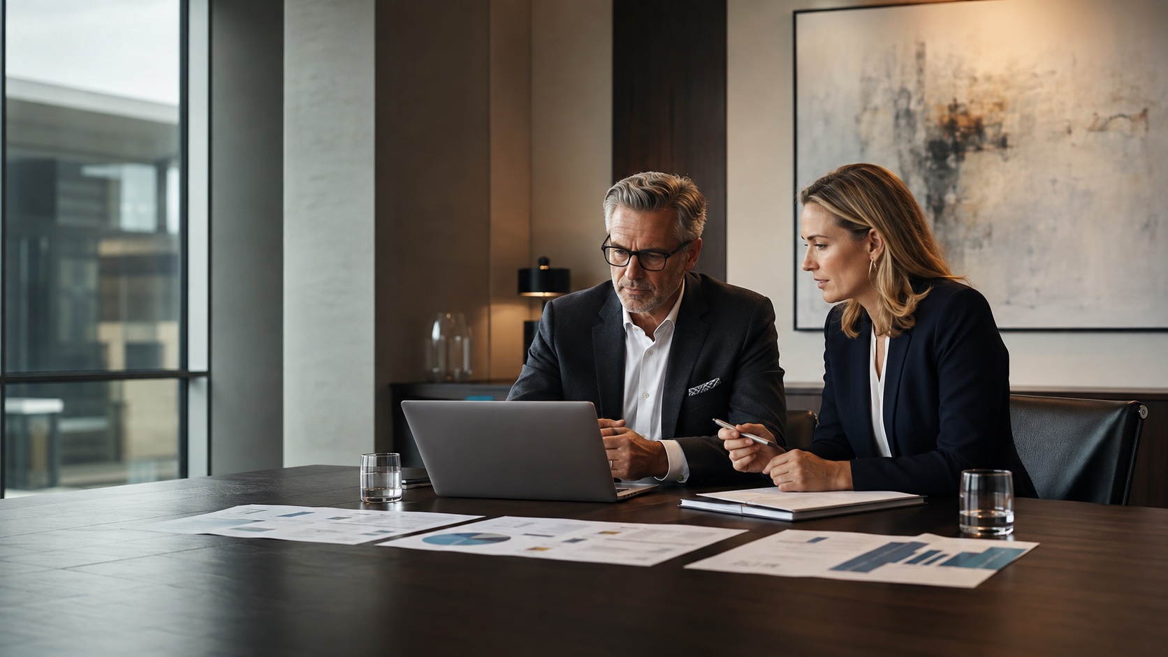 Enterprise AI search strategy team evaluating evidence, sources and commercial priorities
